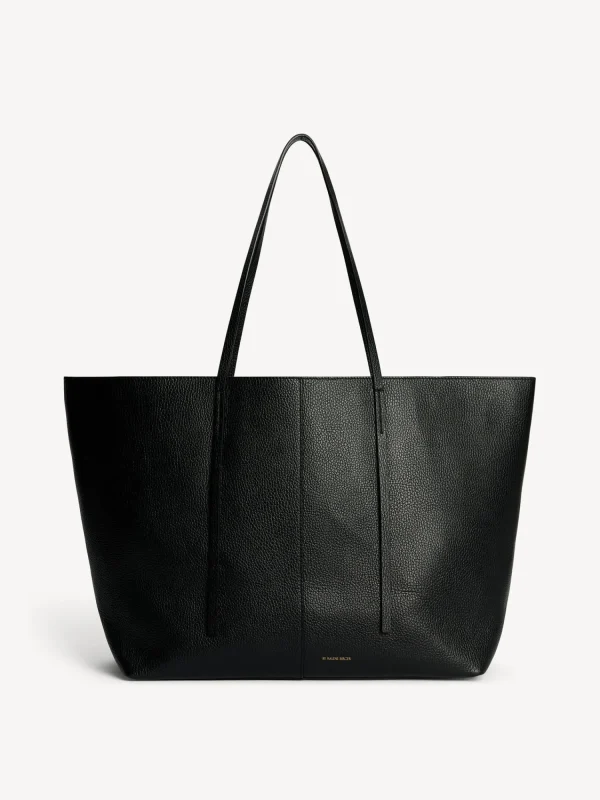 Taschen^By Malene Birger Abilla Tragetasche aus Leder Black