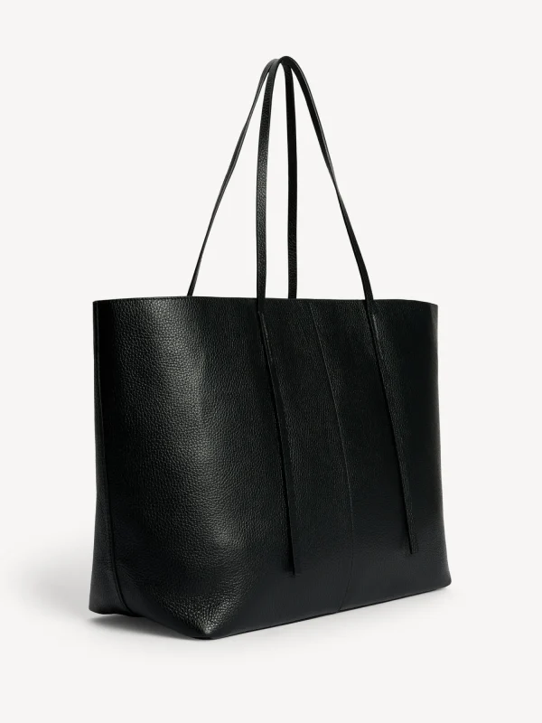 Taschen^By Malene Birger Abilla Tragetasche aus Leder Black