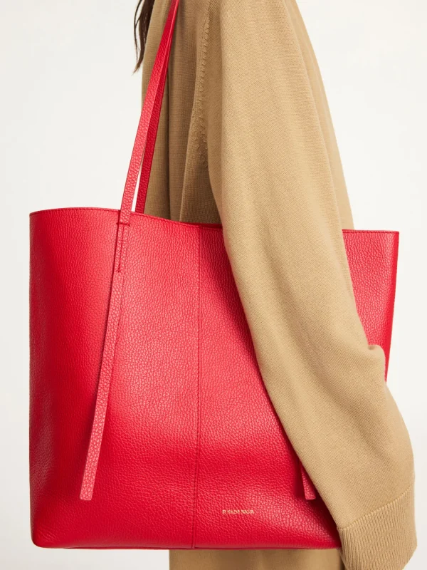 Taschen^By Malene Birger Abilso Tote aus Leder DarkChilli