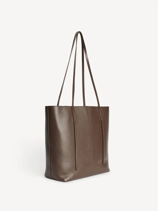 Taschen^By Malene Birger Abilso Tote aus Leder CoffeeBean