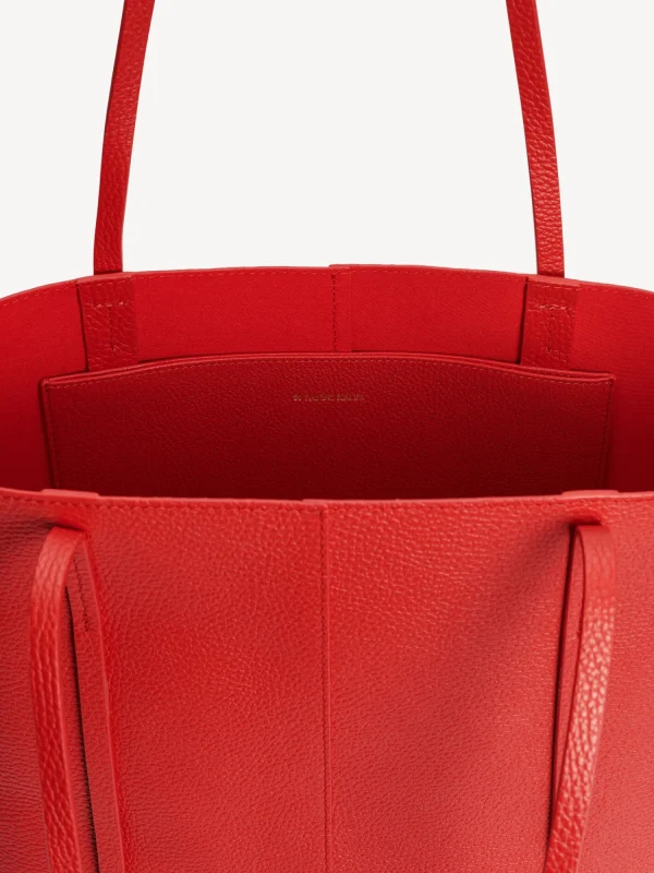 Taschen^By Malene Birger Abilso Tote aus Leder DarkChilli