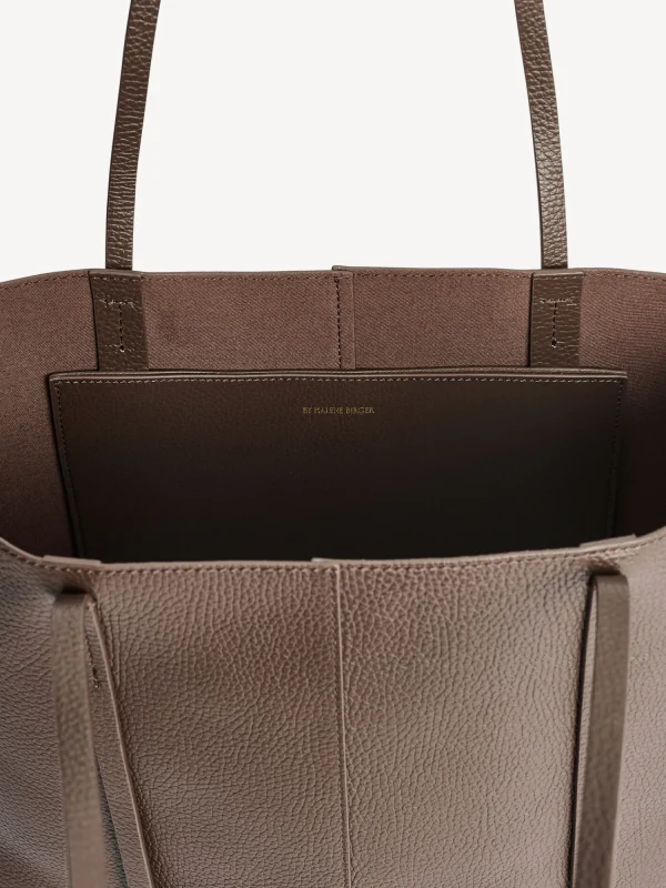 Taschen^By Malene Birger Abilso Tote aus Leder CoffeeBean