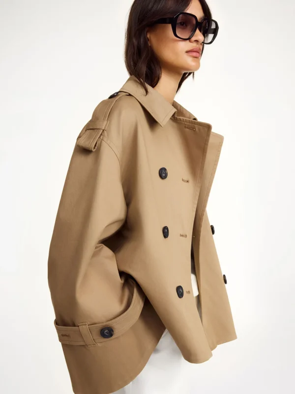 Mäntel & Jacken^By Malene Birger Alisandra Kurzer Trench Fosil