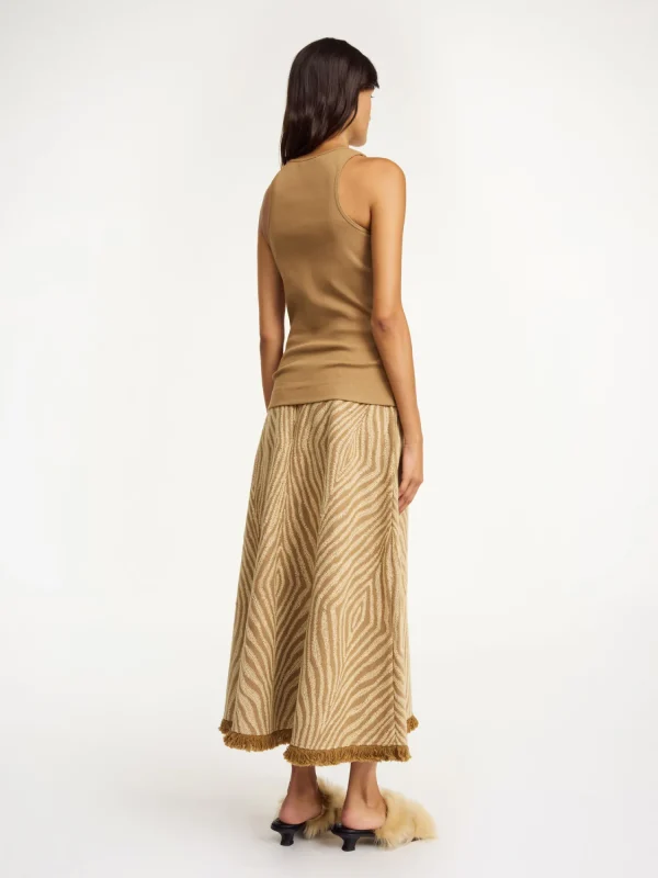 Tops & Blusen^By Malene Birger Amani Tanktop aus Baumwolle LightBrown