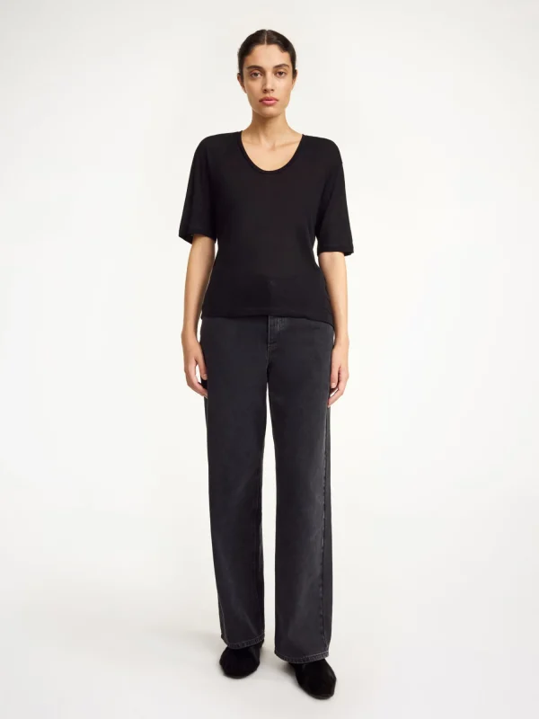 Tops & Blusen^By Malene Birger Amaringa T-shirt Black