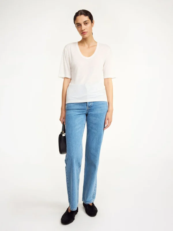 Tops & Blusen^By Malene Birger Amaringa T-shirt SoftWhite