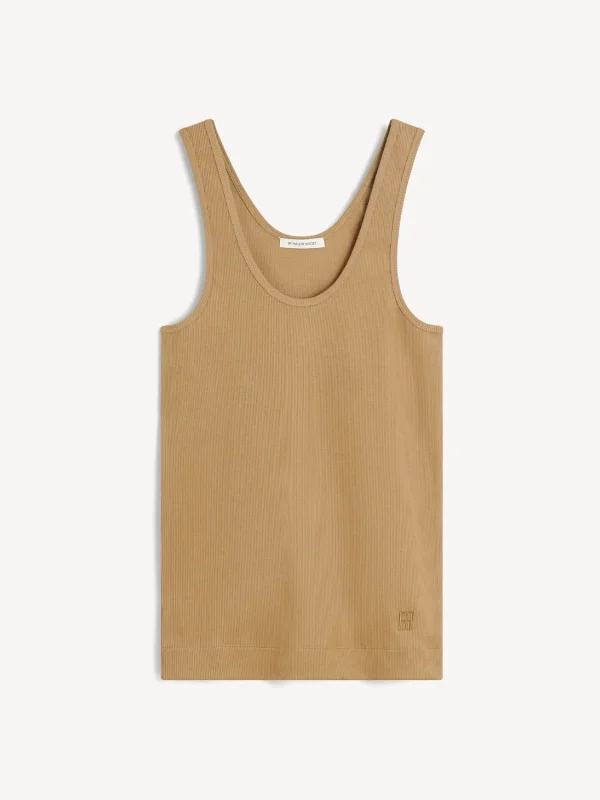 Tops & Blusen^By Malene Birger Anisa Tanktop aus Baumwolle LightBrown