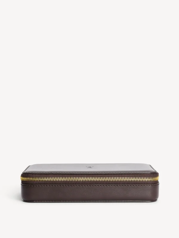 Kosmetiktaschen^By Malene Birger Aya Cher Etui DarkBrown