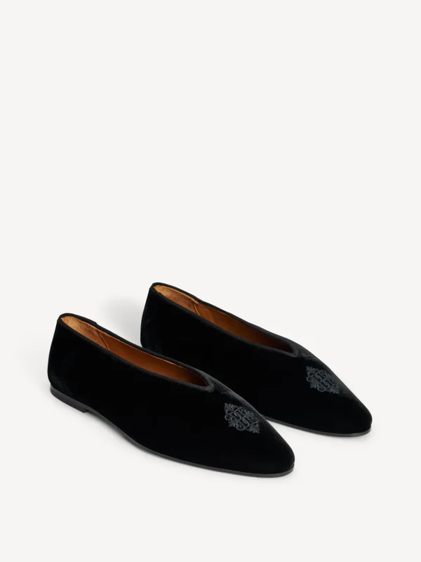 Schuhe^By Malene Birger Ayda Flats Black