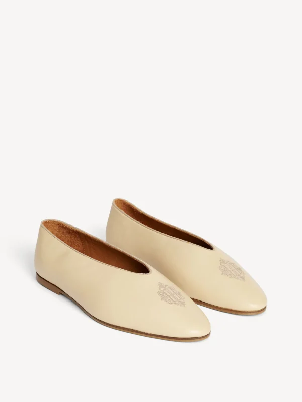 Schuhe^By Malene Birger Ayda Flats Lt.Sand