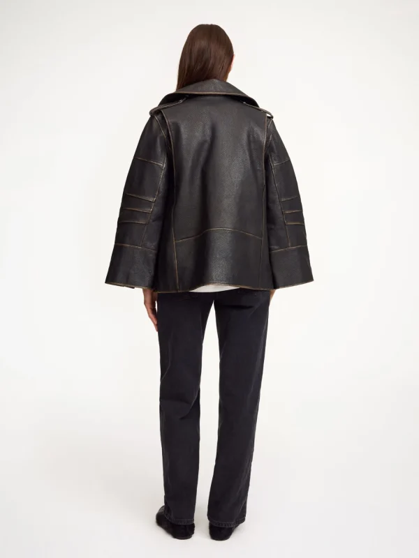 Mäntel & Jacken^By Malene Birger Beatrisse Lederjacke Black