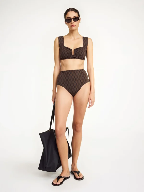 Bademode^By Malene Birger Belira Bikini-Oberteil DarkMahogany