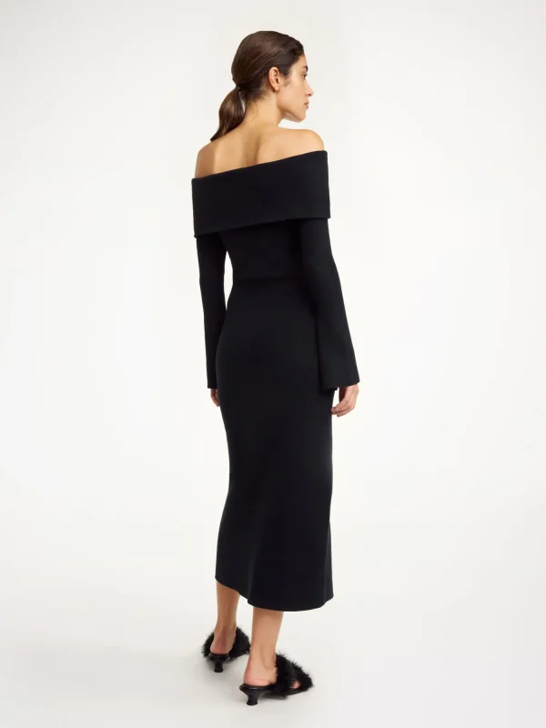 Kleider | Strickmode^By Malene Birger Bennie Midikleid Black