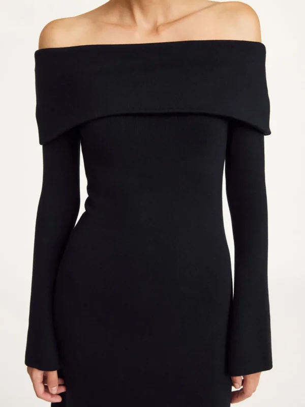 Kleider | Strickmode^By Malene Birger Bennie Midikleid Black