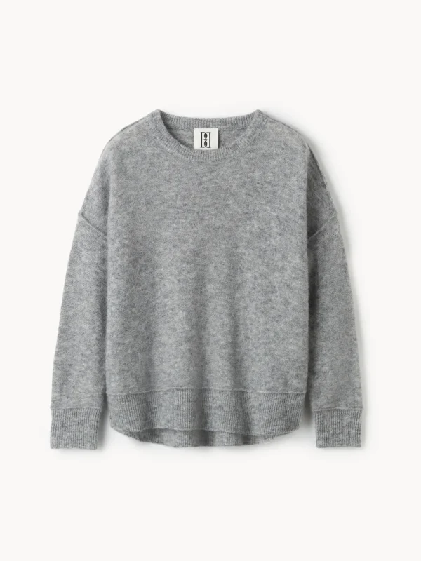 Strickmode^By Malene Birger Biagiorms Pullover GreyMelange