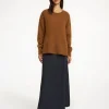 Strickmode^By Malene Birger Briella Pullover aus Mohairmischung Bison