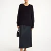 Strickmode^By Malene Birger Briella Pullover aus Mohairmischung Black