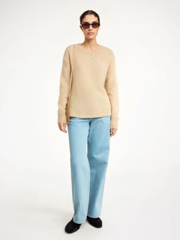 Strickmode^By Malene Birger Briella Pullover aus Mohairmischung TwillBeige