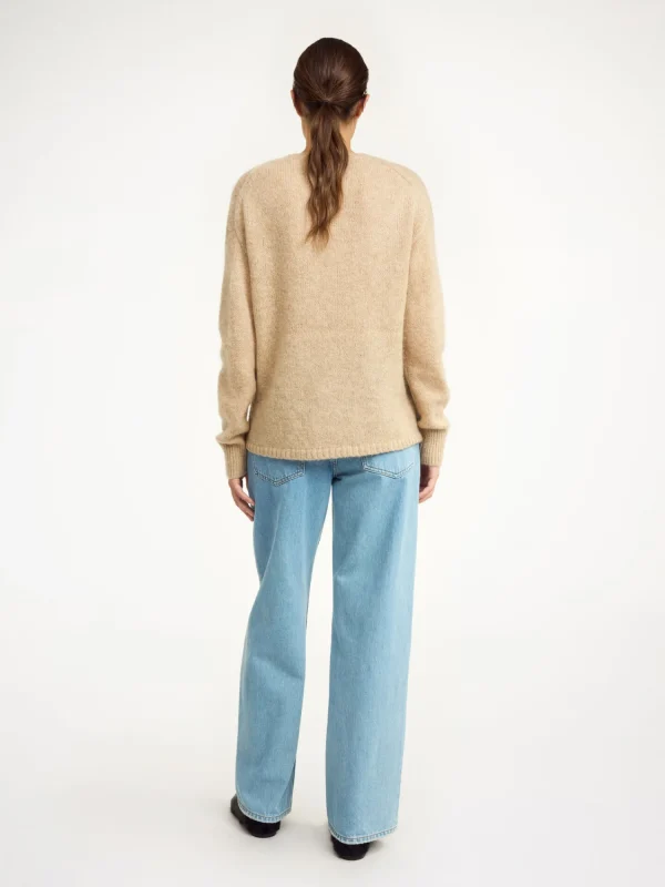 Strickmode^By Malene Birger Briella Pullover aus Mohairmischung TwillBeige