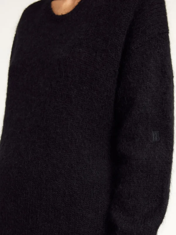 Strickmode^By Malene Birger Briella Pullover aus Mohairmischung Black