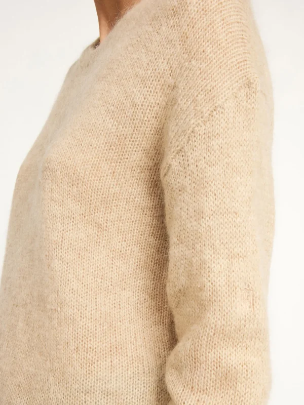 Strickmode^By Malene Birger Briella Pullover aus Mohairmischung TwillBeige