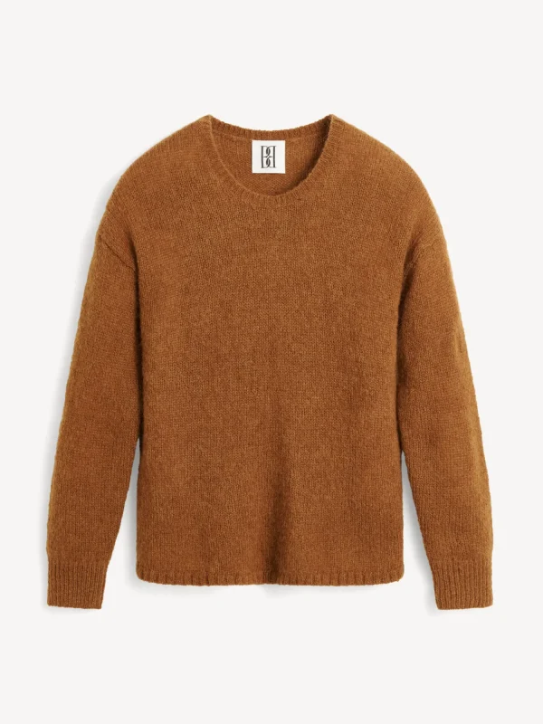 Strickmode^By Malene Birger Briella Pullover aus Mohairmischung Bison