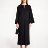 Kleider^By Malene Birger Cais Maxikleid aus Wolle Black