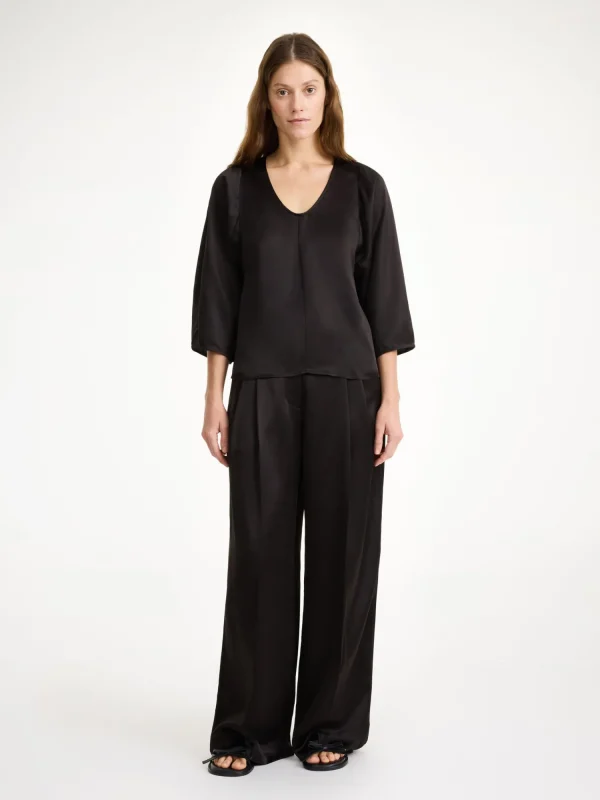 Tops & Blusen^By Malene Birger Calyas Bluse Black