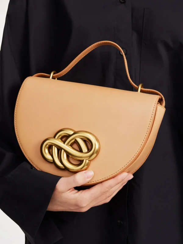 Taschen^By Malene Birger Cebella Schultertasche aus Leder Tan