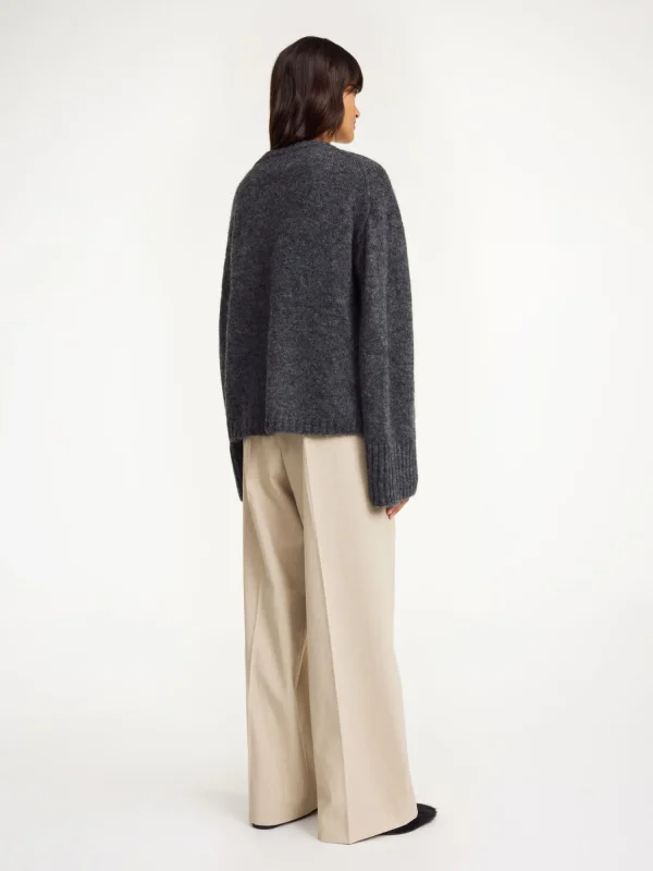 Strickmode^By Malene Birger Cierra Pullover GreyMelange