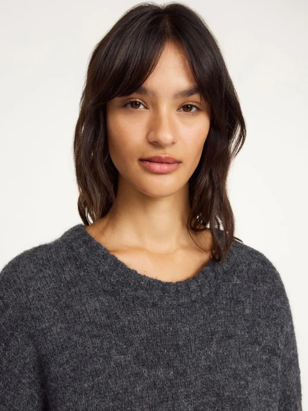 Strickmode^By Malene Birger Cierra Pullover GreyMelange