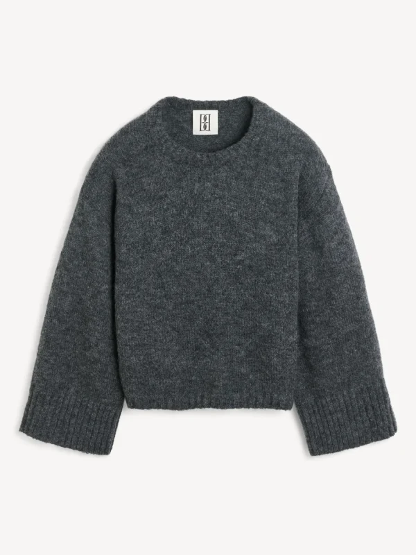 Strickmode^By Malene Birger Cierra Pullover GreyMelange