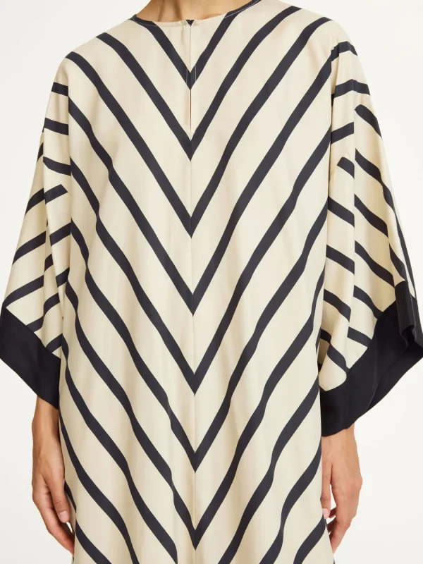 Kleider^By Malene Birger Cime Midikleid DiagonalStripe