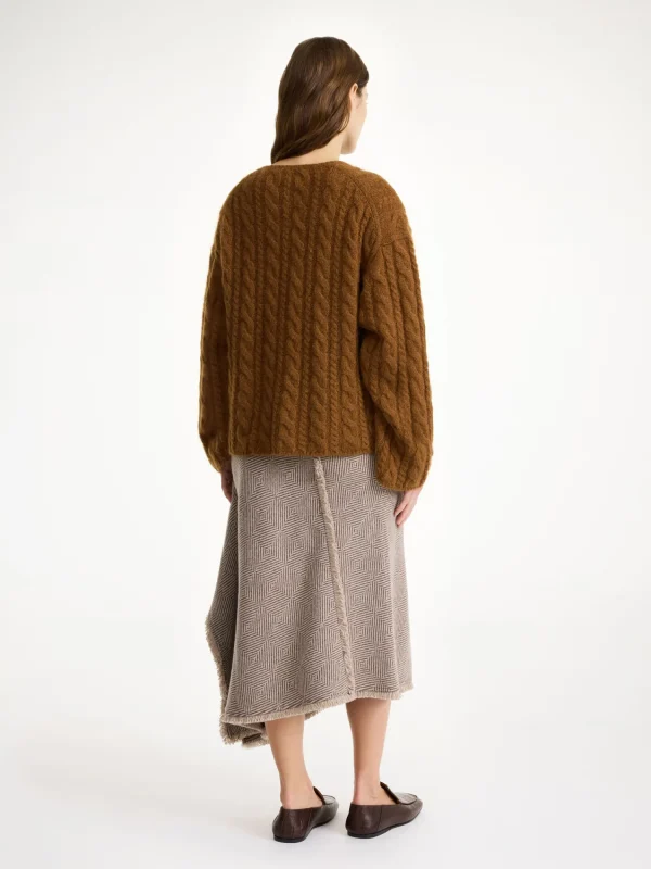 Strickmode^By Malene Birger Cimone Zopfstrickpullover Bison