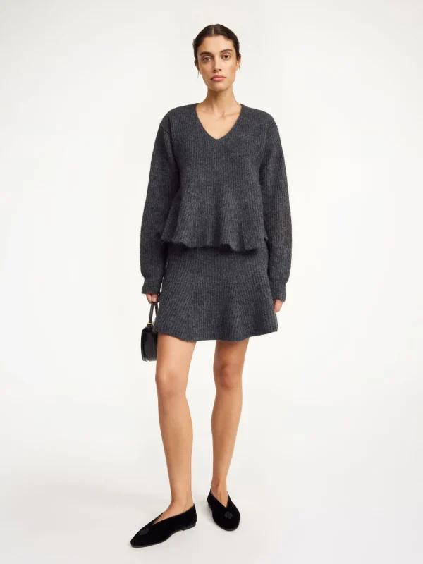 Strickmode^By Malene Birger Cova Pullover GreyMelange