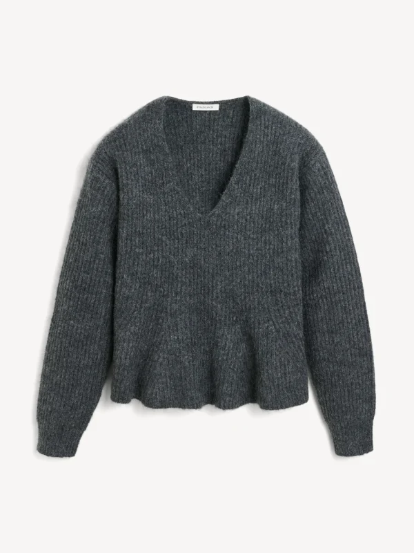 Strickmode^By Malene Birger Cova Pullover GreyMelange