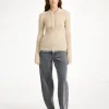 Strickmode^By Malene Birger Dreele Pullover aus Wollmischung OysterGray