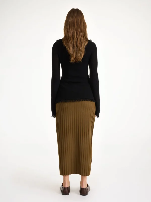 Strickmode^By Malene Birger Dreele Pullover aus Wollmischung Black