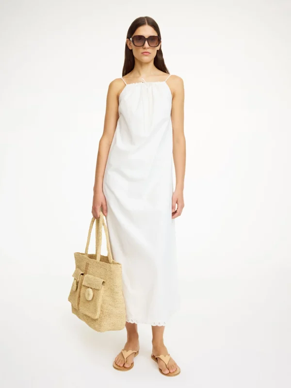 Kleider^By Malene Birger Elizabeth Kleid aus Bio-Baumwolle SoftWhite