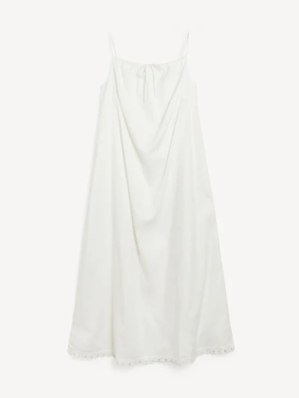 Kleider^By Malene Birger Elizabeth Kleid aus Bio-Baumwolle SoftWhite