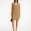 Kleider^By Malene Birger Ellinas Minikleid LightBrown