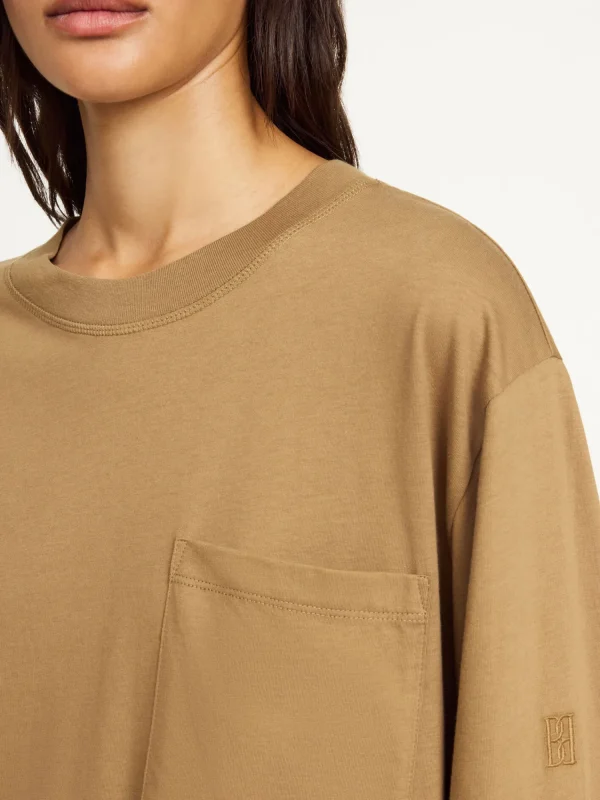 Tops & Blusen^By Malene Birger Fayeh Oversize-Longsleeve LightBrown