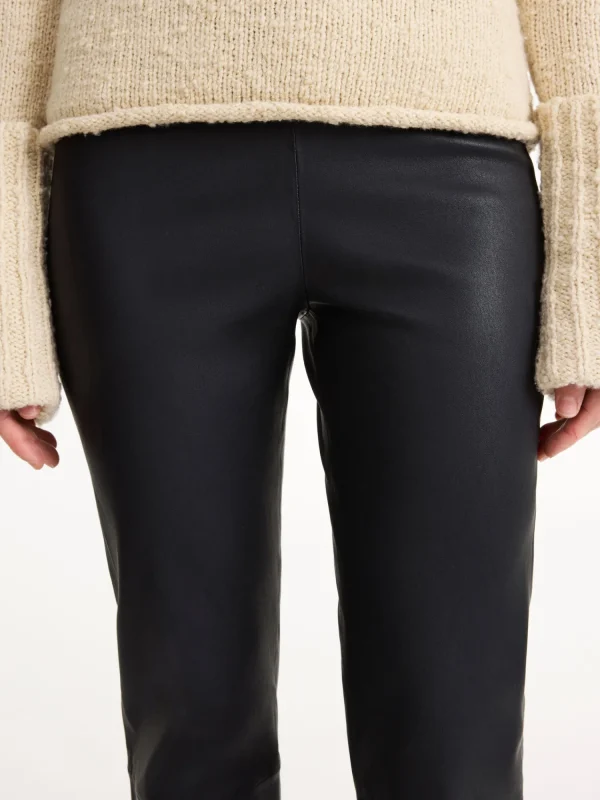 Hosen^By Malene Birger Florentina Lederhose Black