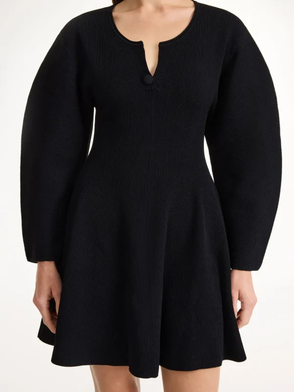 Kleider | Strickmode^By Malene Birger Francesa Minikleid Black