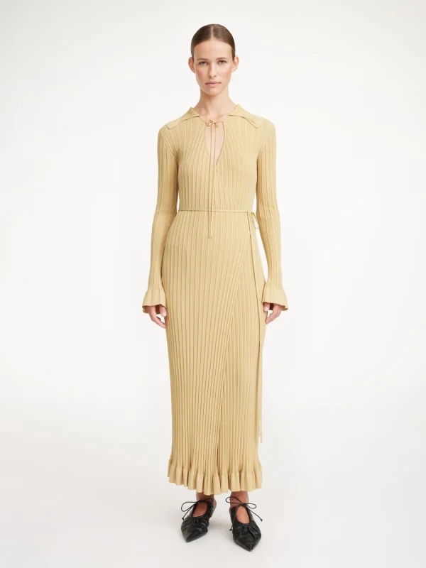 Kleider | Strickmode^By Malene Birger Gianina Maxikleid WarmSand