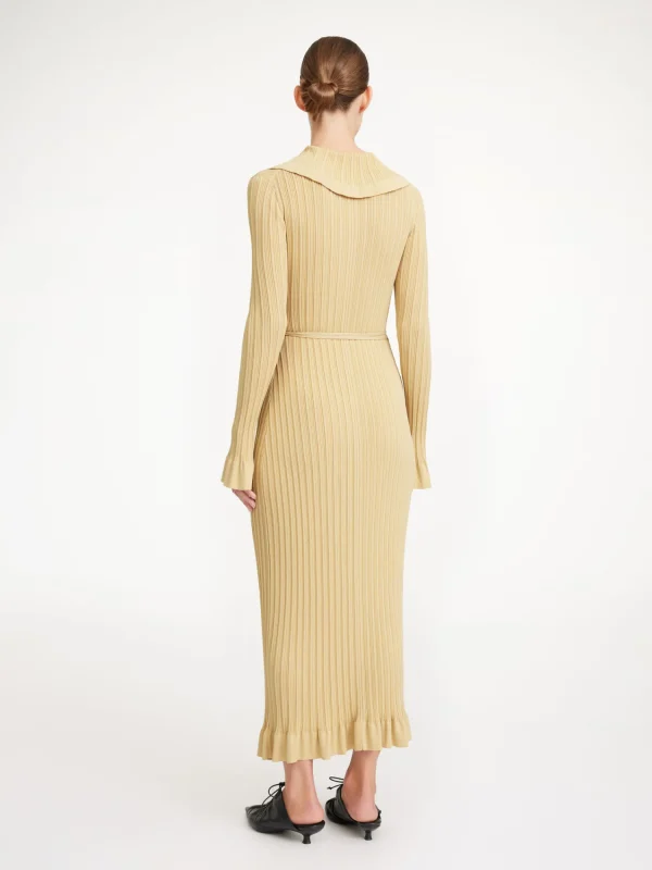 Kleider | Strickmode^By Malene Birger Gianina Maxikleid WarmSand