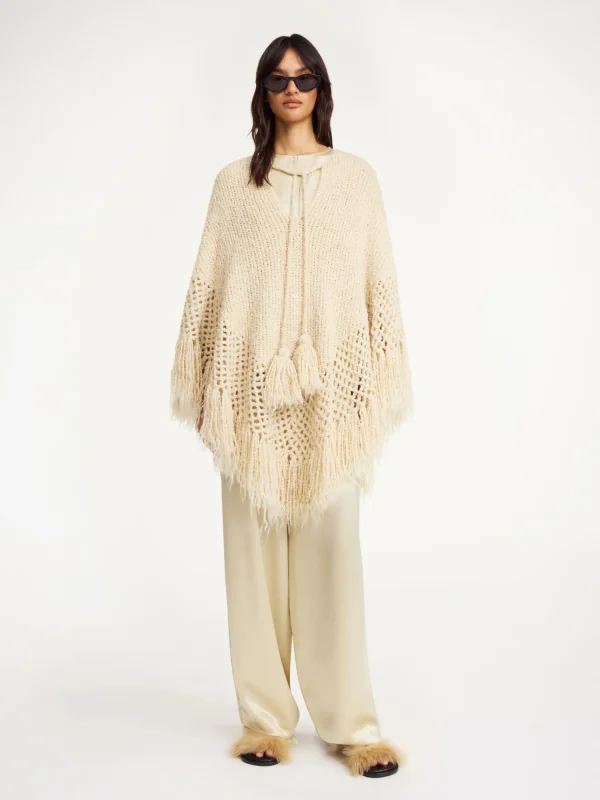 Strickmode | Mäntel & Jacken^By Malene Birger Gintana Poncho OysterGray