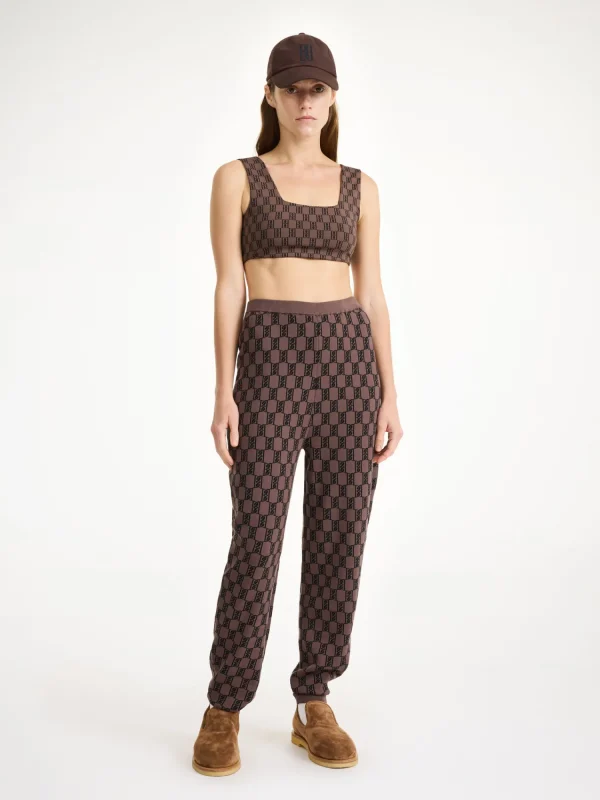 Athleisure Wear | Hosen^By Malene Birger Hali Gestrickte Jogginghose DarkMahogany