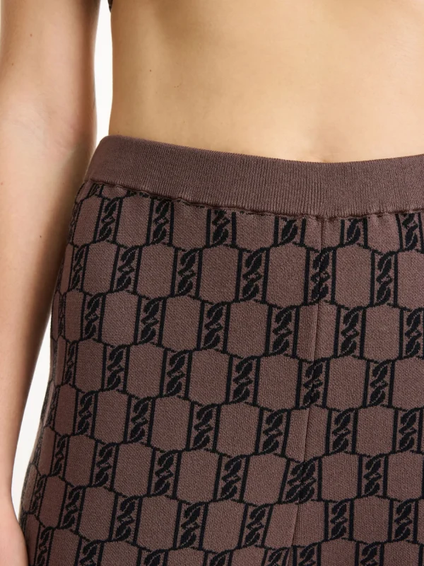 Athleisure Wear | Hosen^By Malene Birger Hali Gestrickte Jogginghose DarkMahogany