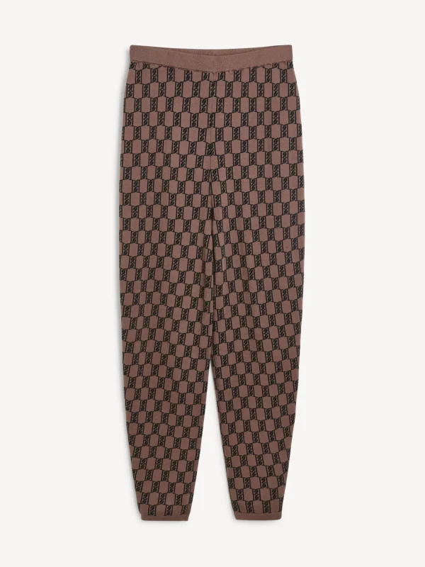 Athleisure Wear | Hosen^By Malene Birger Hali Gestrickte Jogginghose DarkMahogany